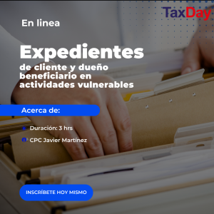 Expedientes de cliente y dueño beneficiario en actividades vulnerables